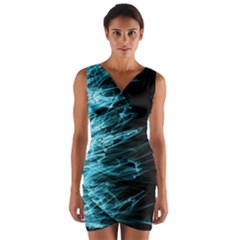 Fire Wrap Front Bodycon Dress by Valentinaart