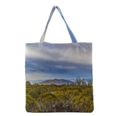 Patagonian Lanscape Scene, Santa Cruz, Argentina Grocery Tote Bag by dflcprints