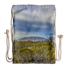 Patagonian Lanscape Scene, Santa Cruz, Argentina Drawstring Bag (large) by dflcprints