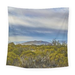 Patagonian Lanscape Scene, Santa Cruz, Argentina Square Tapestry (large) by dflcprints