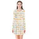 Birds And Daisies Flare Dress View1