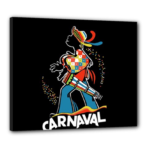 Carnaval  Canvas 24  X 20  by Valentinaart