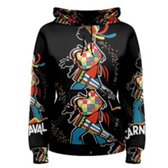 Carnaval  Women s Pullover Hoodie by Valentinaart