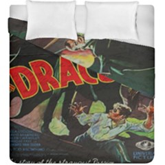 Dracula Duvet Cover Double Side (king Size) by Valentinaart