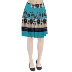 Say Cheese Pleated Skirt by Valentinaart