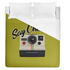 Say Cheese Duvet Cover (queen Size) by Valentinaart