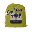 Say Cheese Drawstring Pouches (XXL) View2