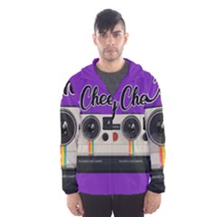 Say Cheese Hooded Wind Breaker (men) by Valentinaart