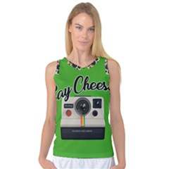 Say Cheese Women s Basketball Tank Top by Valentinaart