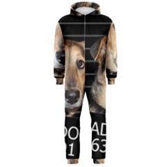 Bed Dog Hooded Jumpsuit (men)  by Valentinaart