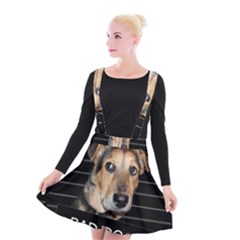 Bed Dog Suspender Skater Skirt by Valentinaart