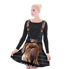 Bed Dog Suspender Skater Skirt by Valentinaart