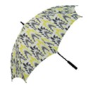 Tricolored Geometric Pattern Golf Umbrellas View2