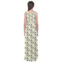 Tricolored Geometric Pattern Empire Waist Maxi Dress View2