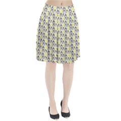 Tricolored Geometric Pattern Pleated Skirt by linceazul