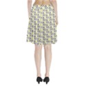 Tricolored Geometric Pattern Pleated Skirt View2