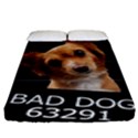 Bad dog Fitted Sheet (King Size) View1