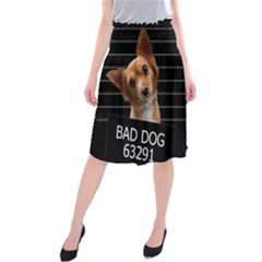 Bad Dog Midi Beach Skirt by Valentinaart