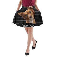 Bad Dog A-line Pocket Skirt by Valentinaart