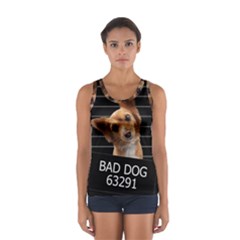 Bad Dog Women s Sport Tank Top  by Valentinaart