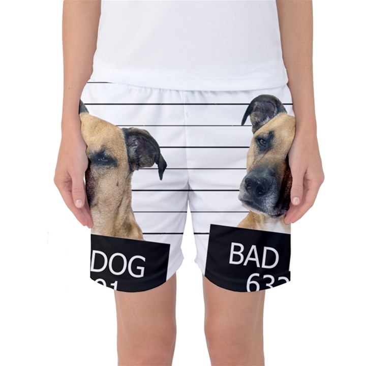 Bad dog Women s Basketball Shorts