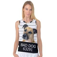 Bad Dog Women s Basketball Tank Top by Valentinaart