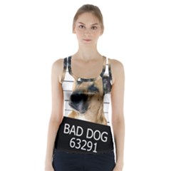 Bad Dog Racer Back Sports Top by Valentinaart