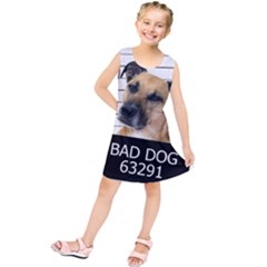 Bad Dog Kids  Tunic Dress by Valentinaart