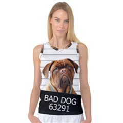 Bad Dog Women s Basketball Tank Top by Valentinaart