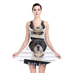 Bad Dog Reversible Skater Dress by Valentinaart