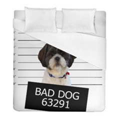 Bad Dog Duvet Cover (full/ Double Size) by Valentinaart