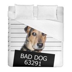 Bad Dog Duvet Cover (full/ Double Size) by Valentinaart