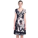 Bad dog Short Sleeve Front Wrap Dress View1