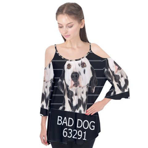 Bad Dog Flutter Tees by Valentinaart