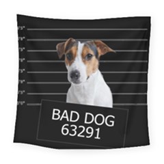 Bad Dog Square Tapestry (large) by Valentinaart