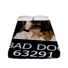 Bad Dog Fitted Sheet (full/ Double Size) by Valentinaart