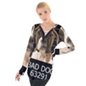 Bad dog Women s Tie Up Tee View1