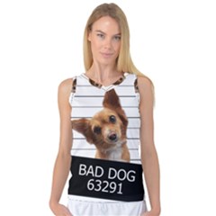 Bad Dog Women s Basketball Tank Top by Valentinaart