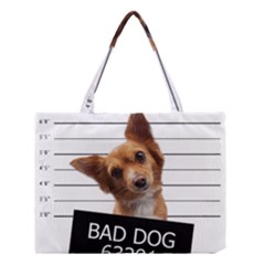 Bad Dog Medium Tote Bag by Valentinaart