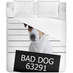 Bad Dog Duvet Cover (california King Size) by Valentinaart