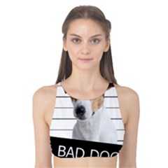 Bad Dog Tank Bikini Top by Valentinaart