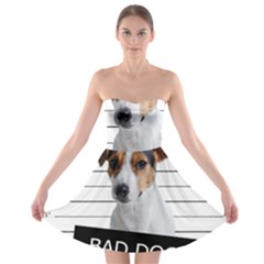 Bad Dog Strapless Bra Top Dress by Valentinaart