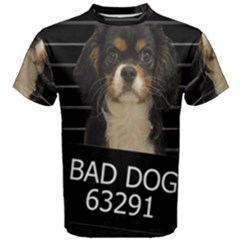 Bad Dog Men s Cotton Tee by Valentinaart