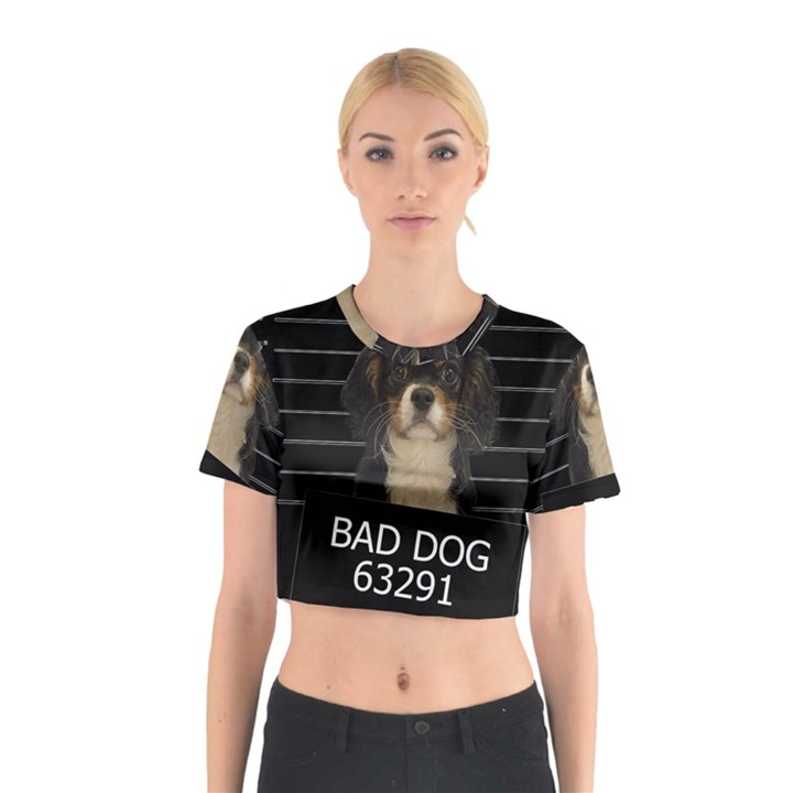 Bad dog Cotton Crop Top