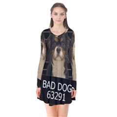 Bad Dog Flare Dress by Valentinaart