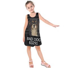 Bad Dog Kids  Sleeveless Dress by Valentinaart