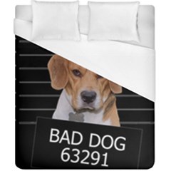 Bad Dog Duvet Cover (california King Size) by Valentinaart