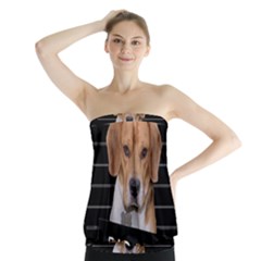 Bad Dog Strapless Top by Valentinaart