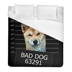 Bad Dog Duvet Cover (full/ Double Size) by Valentinaart