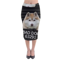 Bad Dog Midi Pencil Skirt